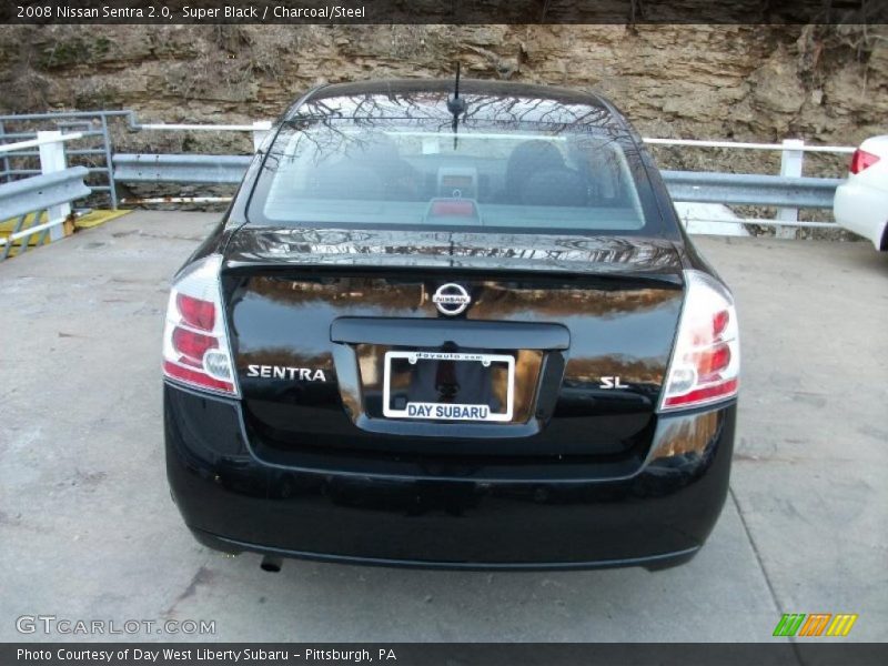 Super Black / Charcoal/Steel 2008 Nissan Sentra 2.0