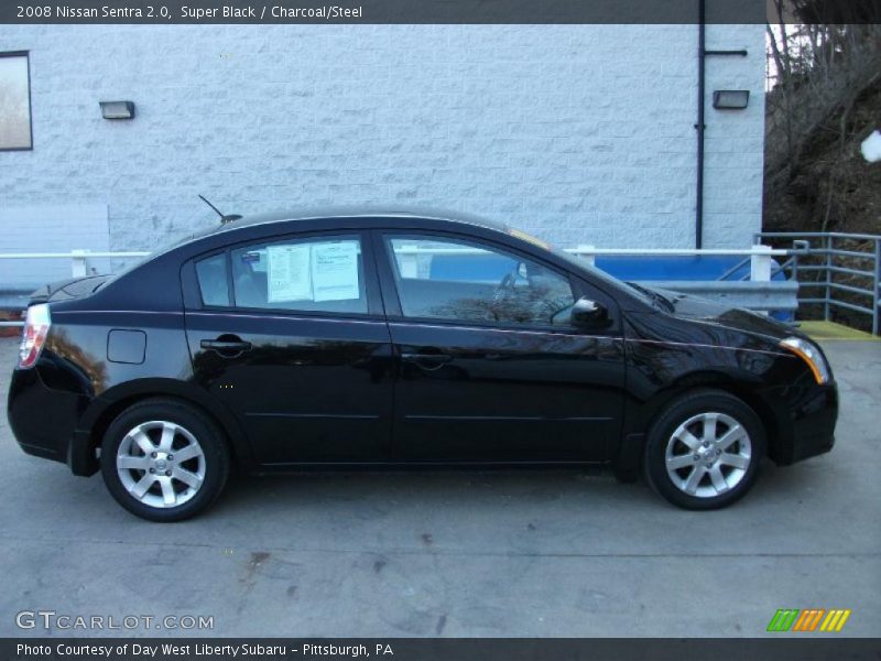 Super Black / Charcoal/Steel 2008 Nissan Sentra 2.0