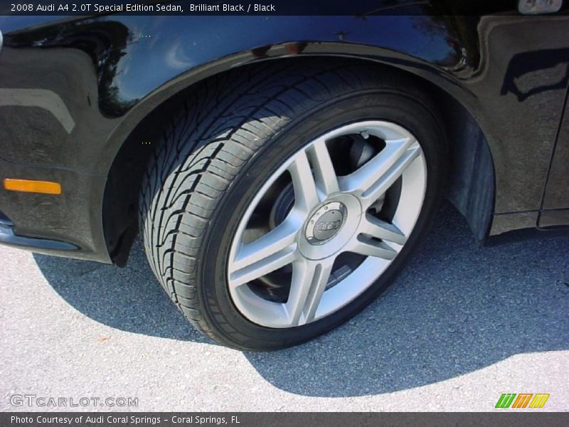 Brilliant Black / Black 2008 Audi A4 2.0T Special Edition Sedan