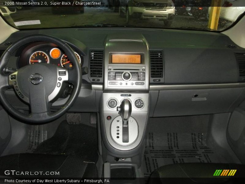 Super Black / Charcoal/Steel 2008 Nissan Sentra 2.0