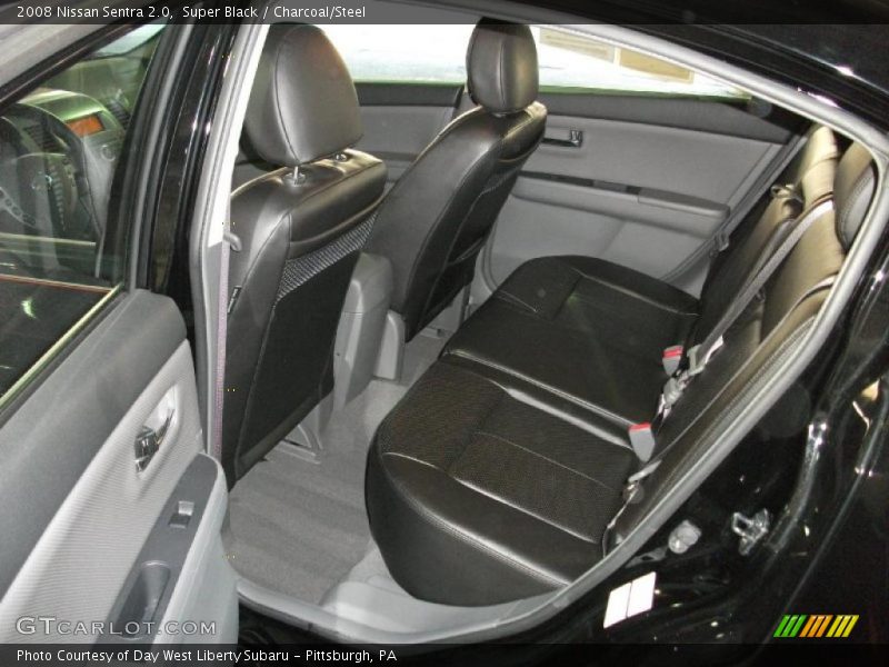 Super Black / Charcoal/Steel 2008 Nissan Sentra 2.0