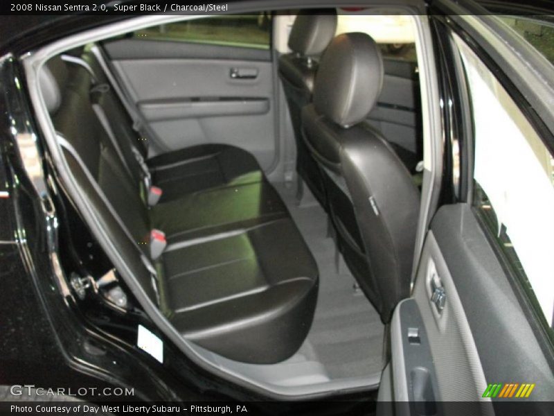 Super Black / Charcoal/Steel 2008 Nissan Sentra 2.0