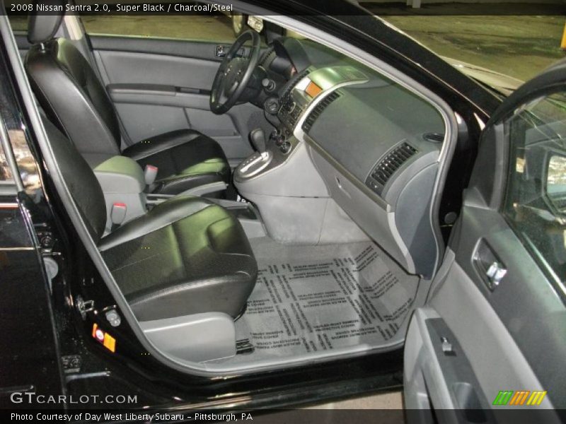 Super Black / Charcoal/Steel 2008 Nissan Sentra 2.0