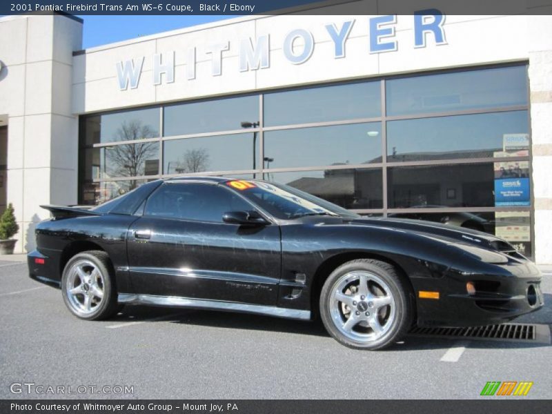 Black / Ebony 2001 Pontiac Firebird Trans Am WS-6 Coupe