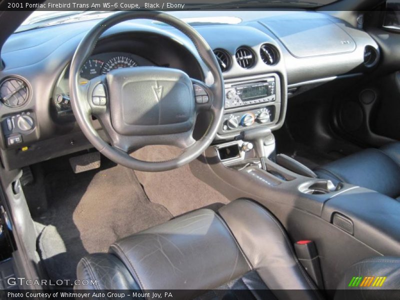 Black / Ebony 2001 Pontiac Firebird Trans Am WS-6 Coupe