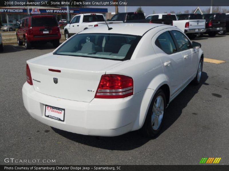 Stone White / Dark Slate Gray/Light Slate Gray 2008 Dodge Avenger SXT