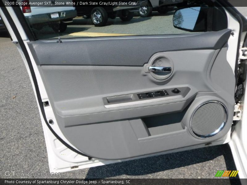 Stone White / Dark Slate Gray/Light Slate Gray 2008 Dodge Avenger SXT
