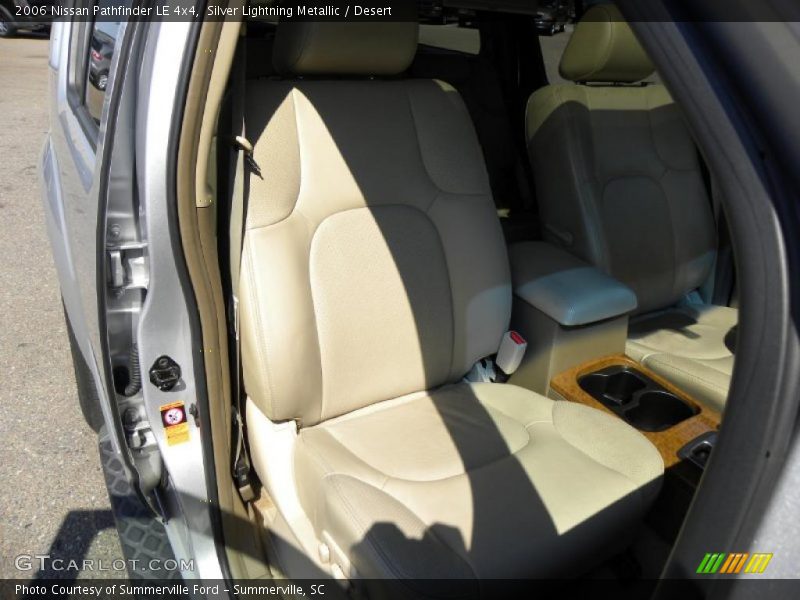 Silver Lightning Metallic / Desert 2006 Nissan Pathfinder LE 4x4