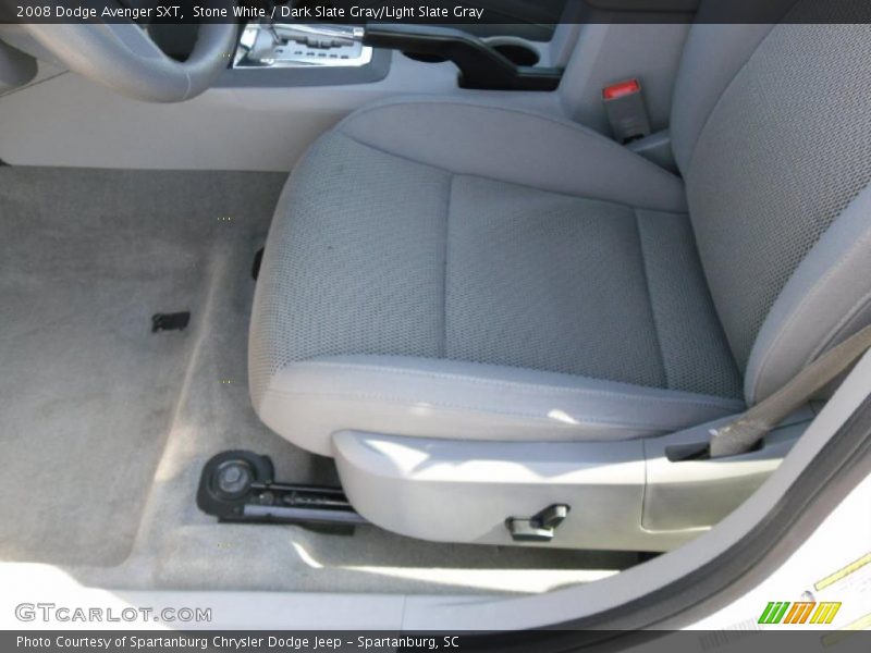 Stone White / Dark Slate Gray/Light Slate Gray 2008 Dodge Avenger SXT
