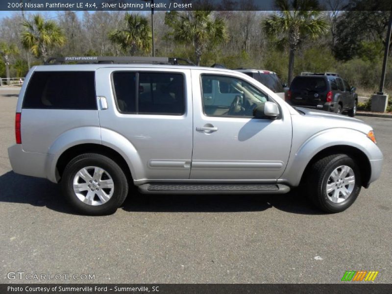 Silver Lightning Metallic / Desert 2006 Nissan Pathfinder LE 4x4