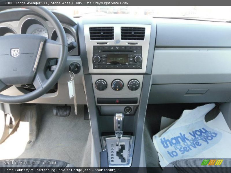 Stone White / Dark Slate Gray/Light Slate Gray 2008 Dodge Avenger SXT