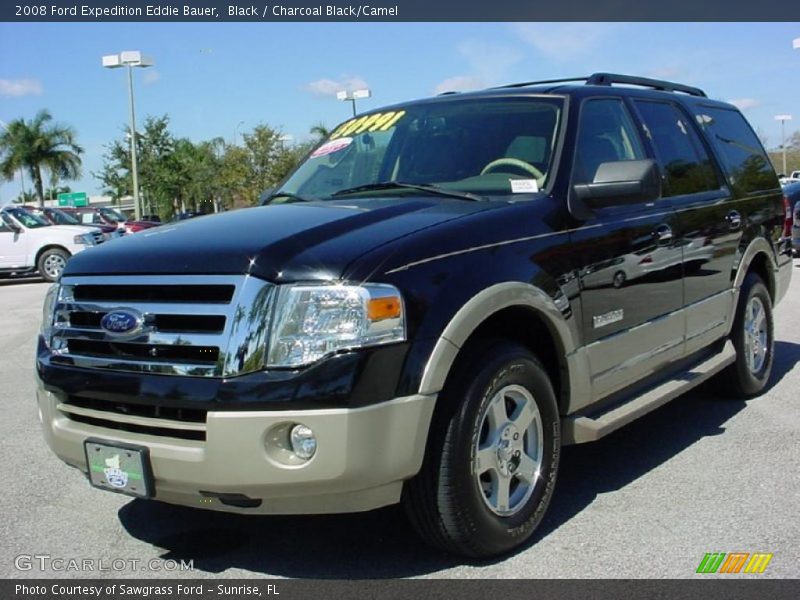 Black / Charcoal Black/Camel 2008 Ford Expedition Eddie Bauer