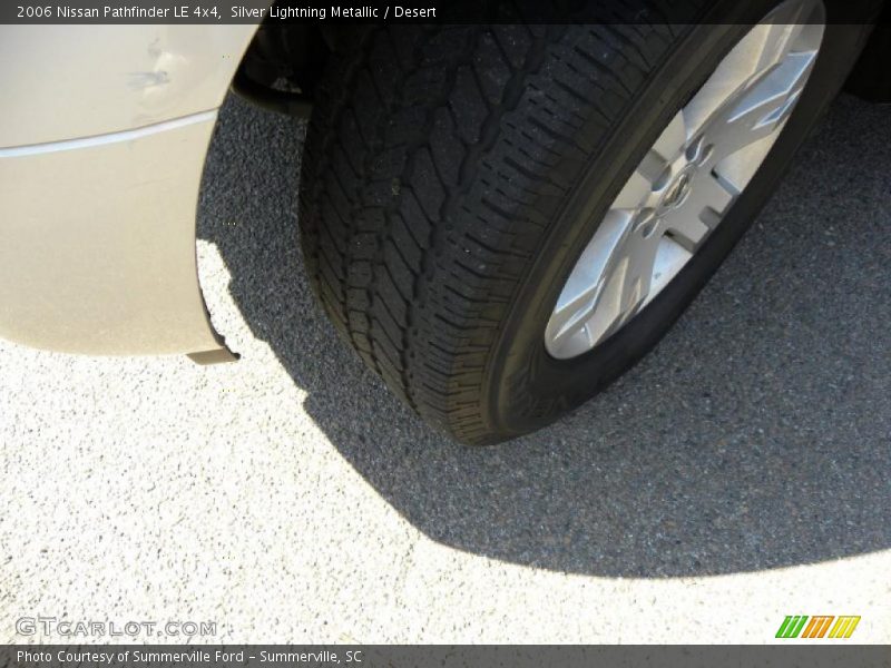 Silver Lightning Metallic / Desert 2006 Nissan Pathfinder LE 4x4