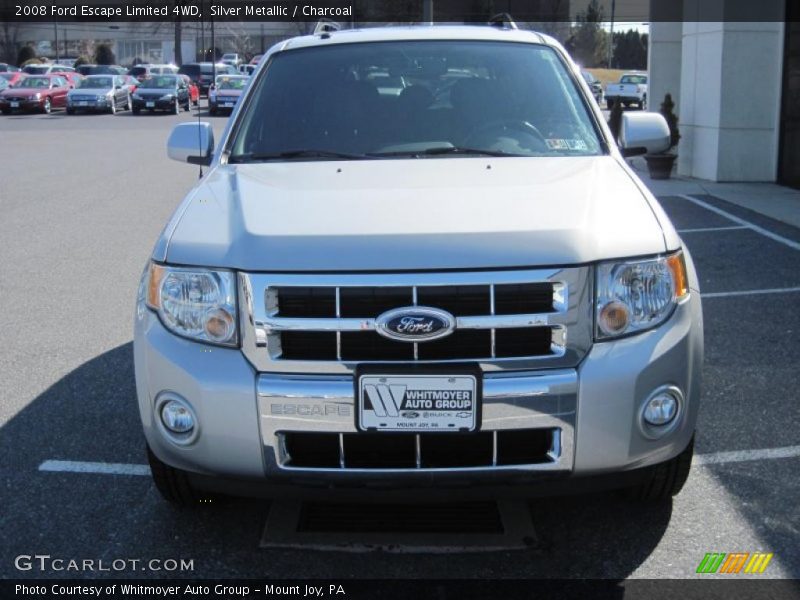 Silver Metallic / Charcoal 2008 Ford Escape Limited 4WD