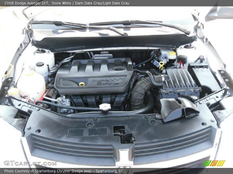 Stone White / Dark Slate Gray/Light Slate Gray 2008 Dodge Avenger SXT