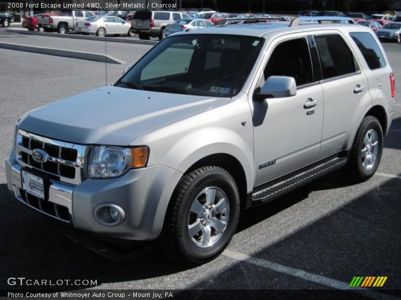 Silver Metallic / Charcoal 2008 Ford Escape Limited 4WD