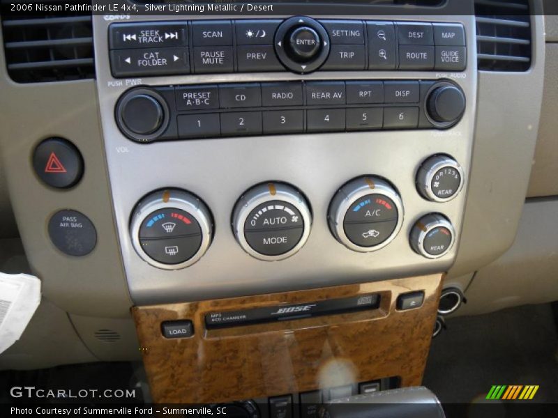 Silver Lightning Metallic / Desert 2006 Nissan Pathfinder LE 4x4