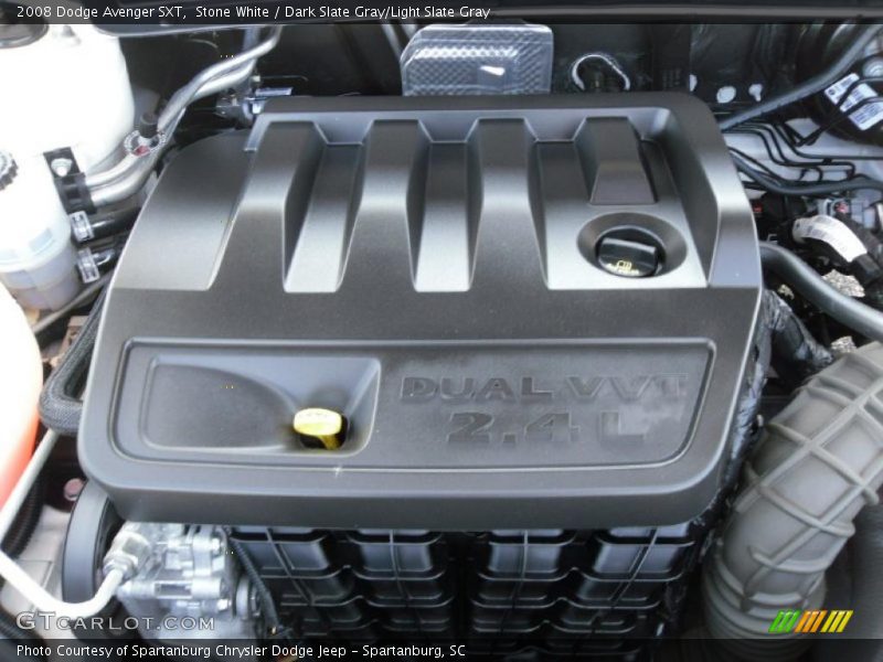 Stone White / Dark Slate Gray/Light Slate Gray 2008 Dodge Avenger SXT