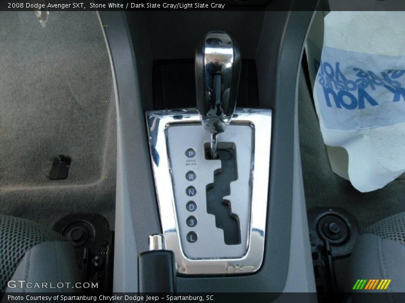 Stone White / Dark Slate Gray/Light Slate Gray 2008 Dodge Avenger SXT