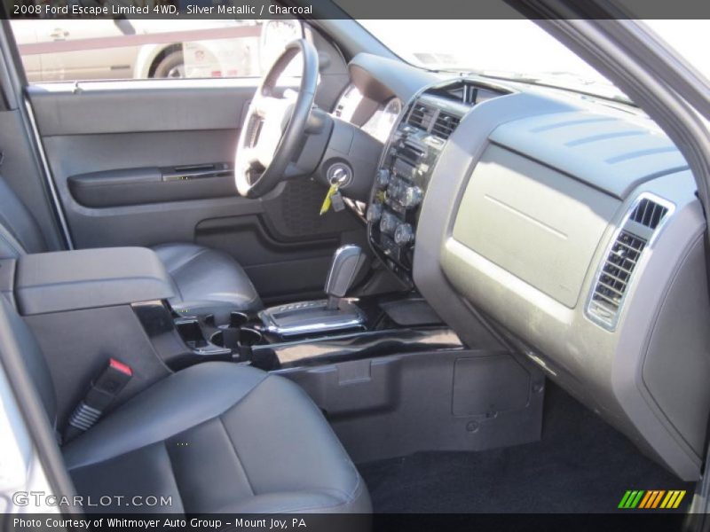Silver Metallic / Charcoal 2008 Ford Escape Limited 4WD