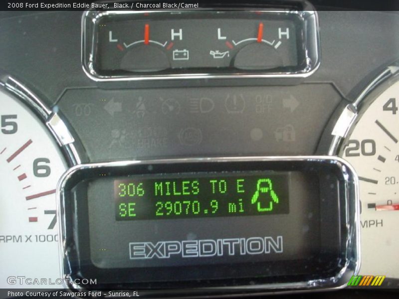 Black / Charcoal Black/Camel 2008 Ford Expedition Eddie Bauer