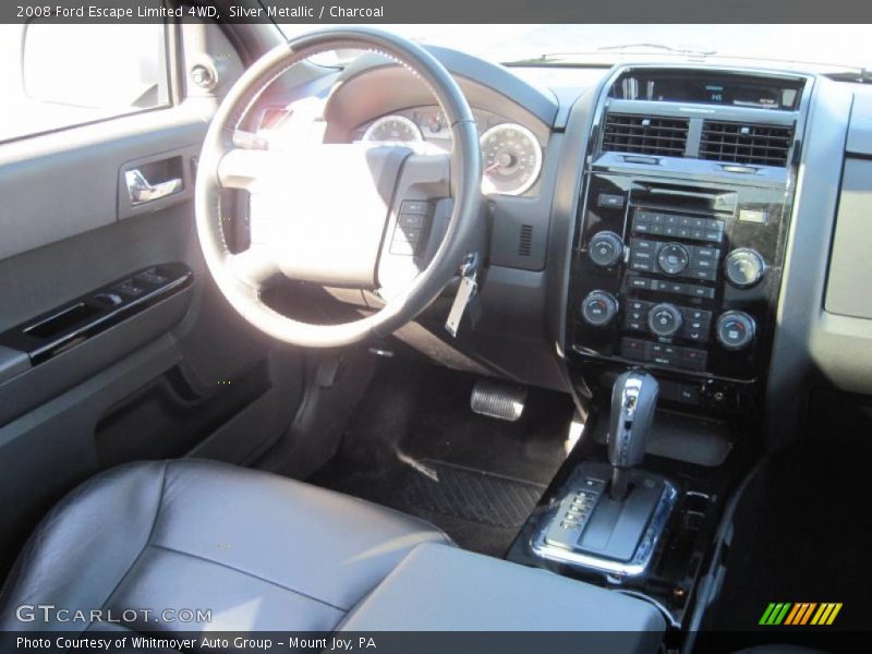 Silver Metallic / Charcoal 2008 Ford Escape Limited 4WD