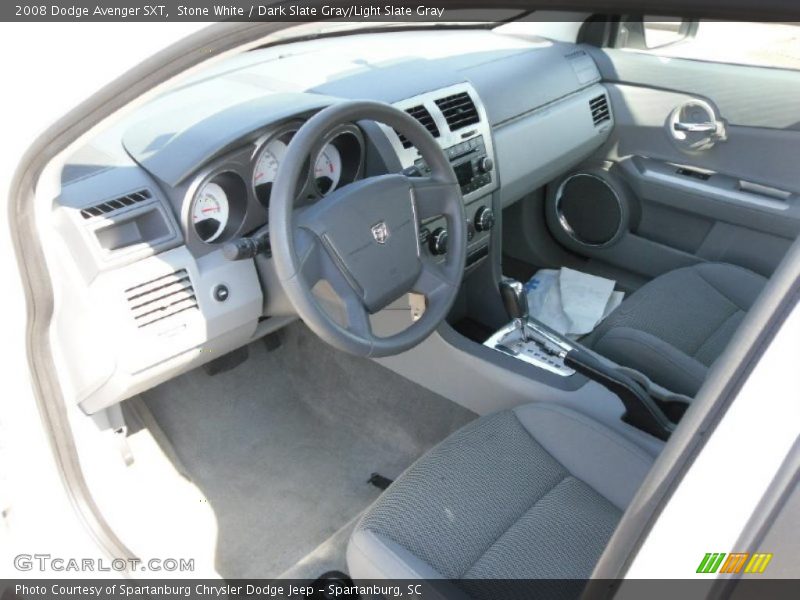 Stone White / Dark Slate Gray/Light Slate Gray 2008 Dodge Avenger SXT