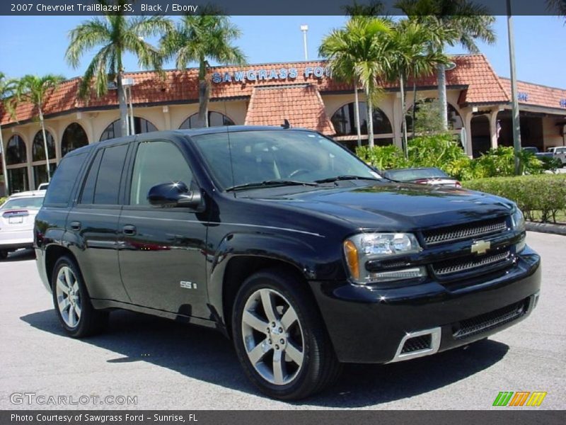 Black / Ebony 2007 Chevrolet TrailBlazer SS