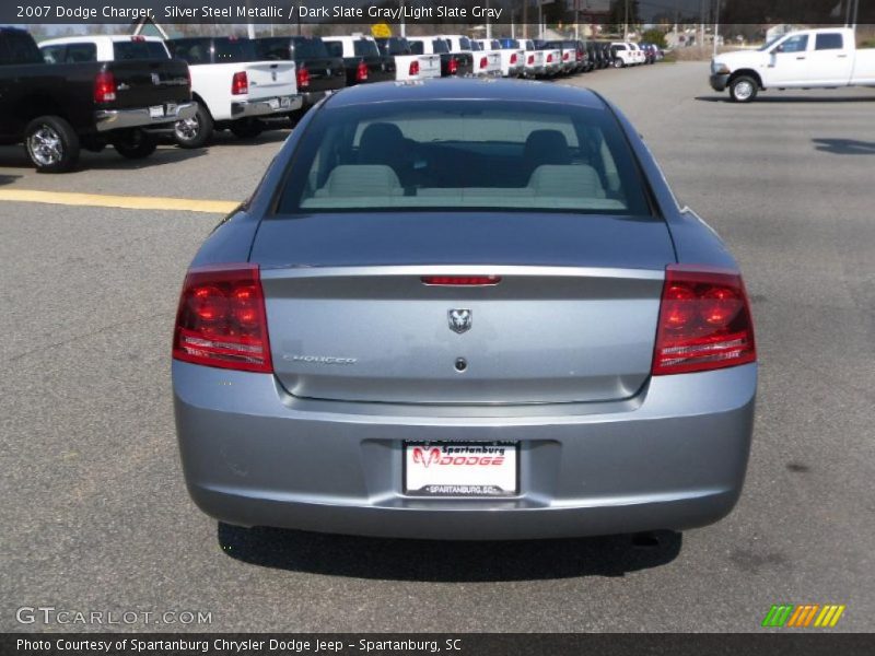 Silver Steel Metallic / Dark Slate Gray/Light Slate Gray 2007 Dodge Charger