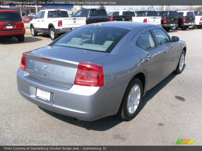 Silver Steel Metallic / Dark Slate Gray/Light Slate Gray 2007 Dodge Charger
