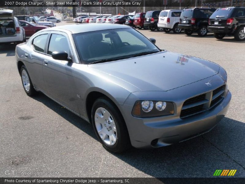 Silver Steel Metallic / Dark Slate Gray/Light Slate Gray 2007 Dodge Charger