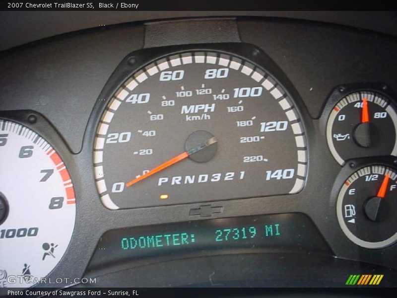 Black / Ebony 2007 Chevrolet TrailBlazer SS