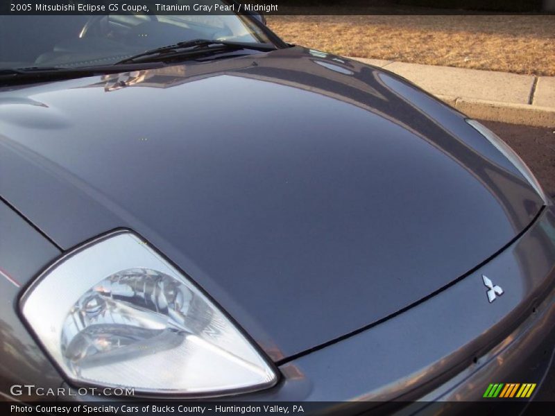 Titanium Gray Pearl / Midnight 2005 Mitsubishi Eclipse GS Coupe