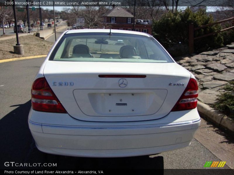 Alabaster White / Stone 2006 Mercedes-Benz C 280 4Matic Luxury