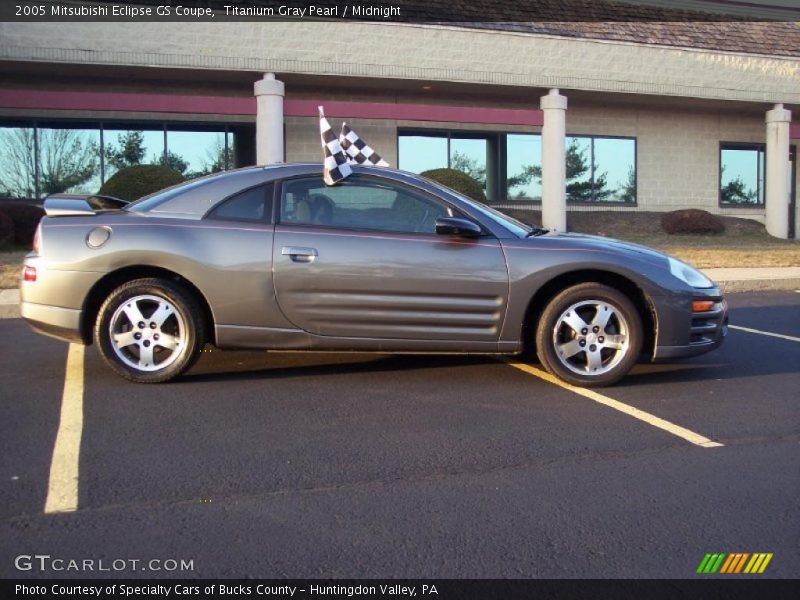 Titanium Gray Pearl / Midnight 2005 Mitsubishi Eclipse GS Coupe