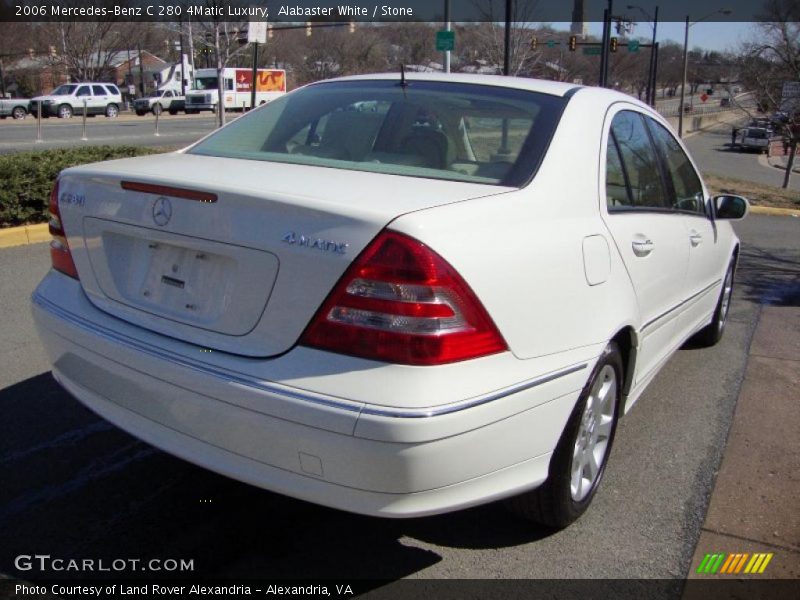 Alabaster White / Stone 2006 Mercedes-Benz C 280 4Matic Luxury