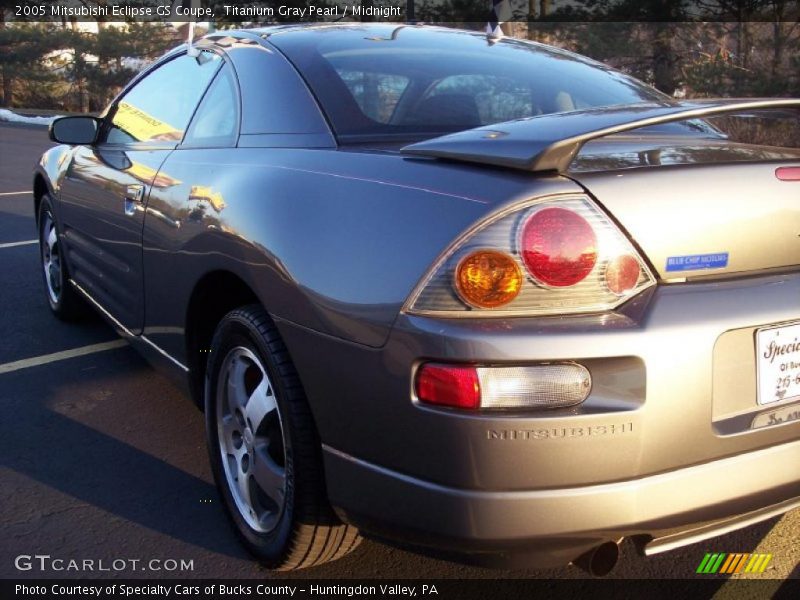 Titanium Gray Pearl / Midnight 2005 Mitsubishi Eclipse GS Coupe