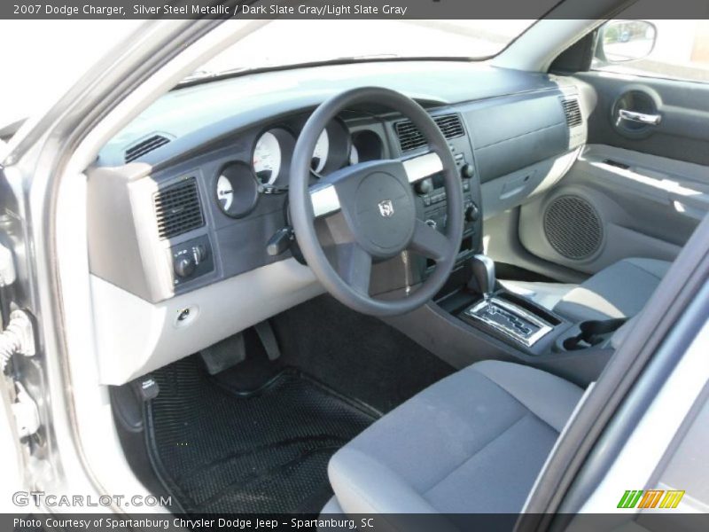 Silver Steel Metallic / Dark Slate Gray/Light Slate Gray 2007 Dodge Charger
