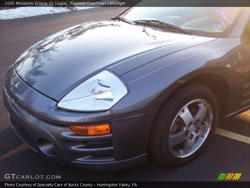 Titanium Gray Pearl / Midnight 2005 Mitsubishi Eclipse GS Coupe