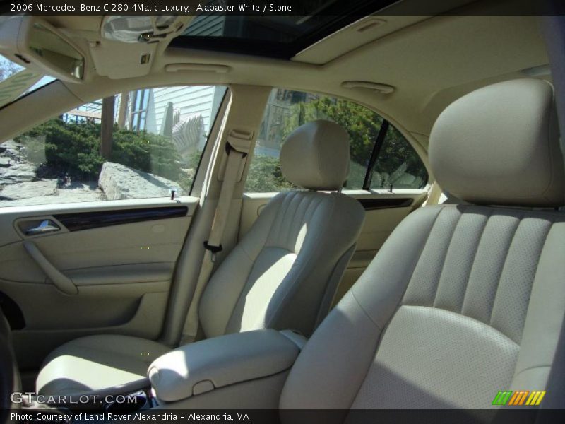Alabaster White / Stone 2006 Mercedes-Benz C 280 4Matic Luxury