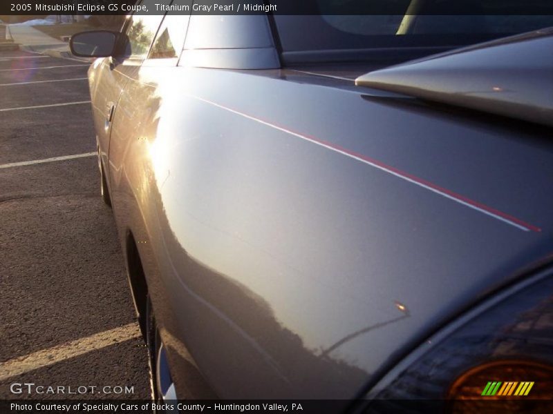 Titanium Gray Pearl / Midnight 2005 Mitsubishi Eclipse GS Coupe