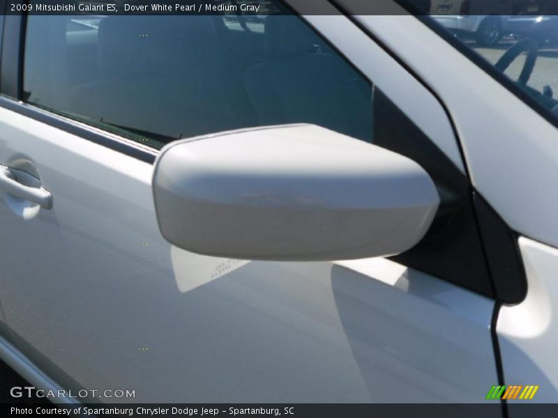 Dover White Pearl / Medium Gray 2009 Mitsubishi Galant ES