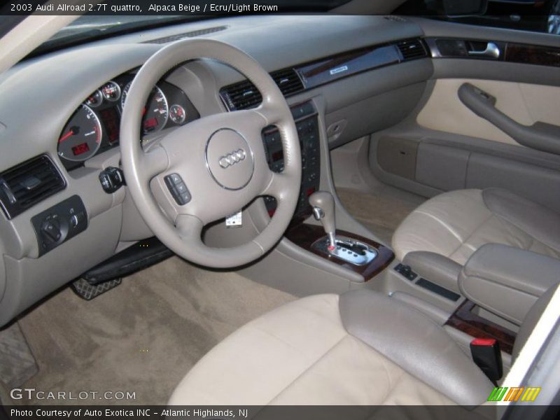 Alpaca Beige / Ecru/Light Brown 2003 Audi Allroad 2.7T quattro