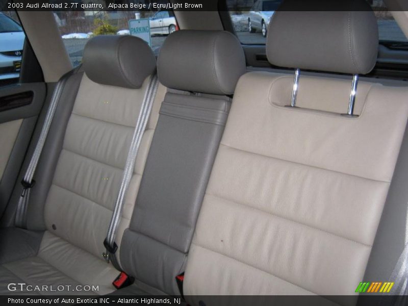 Alpaca Beige / Ecru/Light Brown 2003 Audi Allroad 2.7T quattro