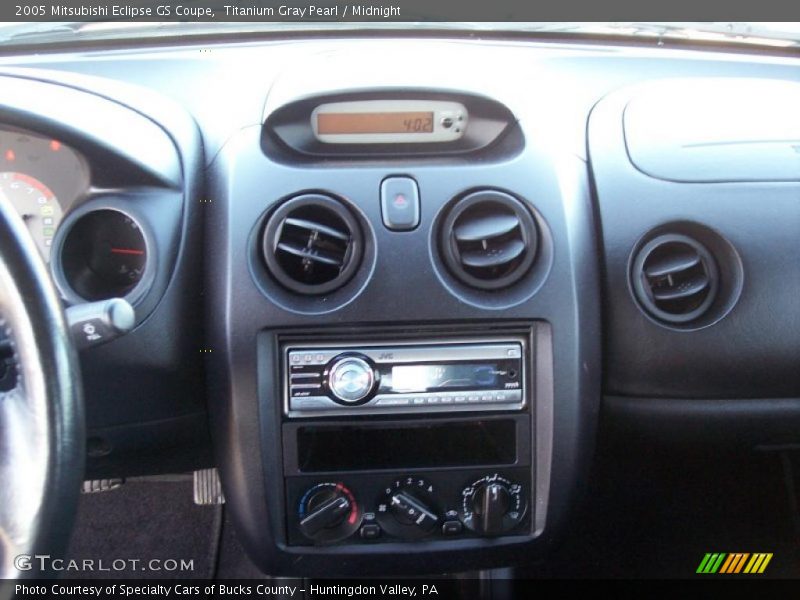 Titanium Gray Pearl / Midnight 2005 Mitsubishi Eclipse GS Coupe