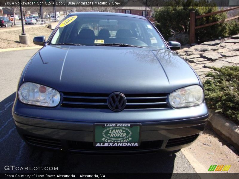 Blue Anthracite Metallic / Grey 2004 Volkswagen Golf GLS 4 Door