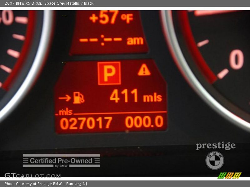 Space Grey Metallic / Black 2007 BMW X5 3.0si