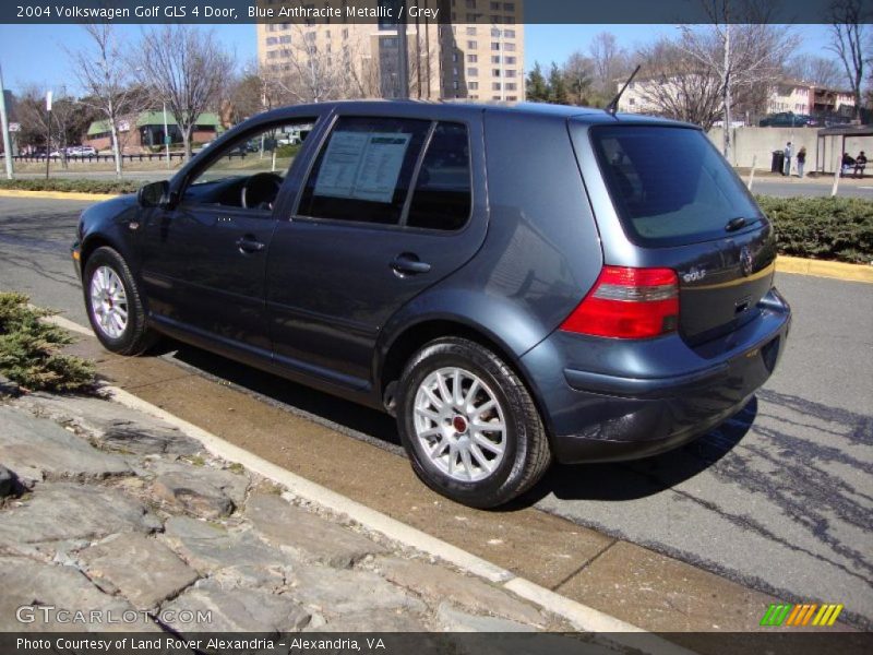 Blue Anthracite Metallic / Grey 2004 Volkswagen Golf GLS 4 Door