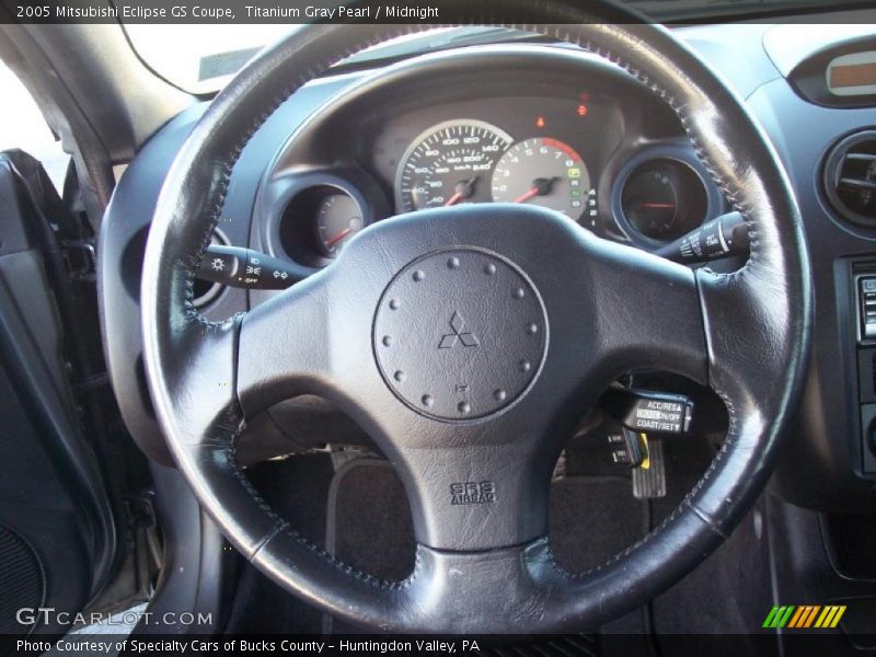Titanium Gray Pearl / Midnight 2005 Mitsubishi Eclipse GS Coupe