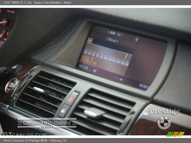 Space Grey Metallic / Black 2007 BMW X5 3.0si